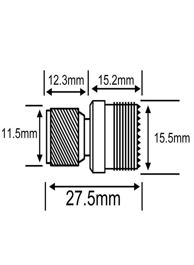 onelinkmore UHF Adapters Mini UHF Male to UHF Female SO239 PL259 Connector RF Coax Adapter Pack of 2 - Image 3
